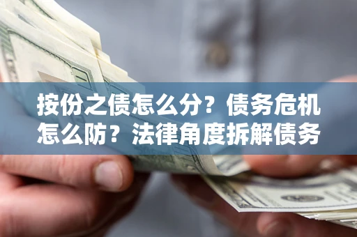 武汉按份之债怎么分？债务危机怎么防？法律角度拆解债务分配与风险自保指南