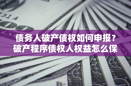 武汉债务人破产债权如何申报？破产程序债权人权益怎么保障？