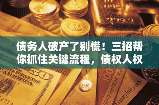 武汉债务人破产了别慌！三招帮你抓住关键流程，债权人权益不再缩水