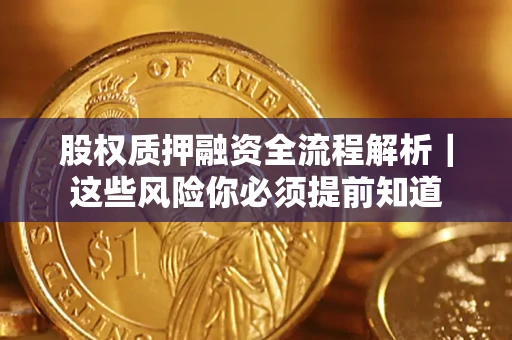 武汉股权质押融资全流程解析｜这些风险你必须提前知道