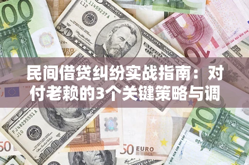 武汉民间借贷纠纷实战指南：对付老赖的3个关键策略与调解盲区解析