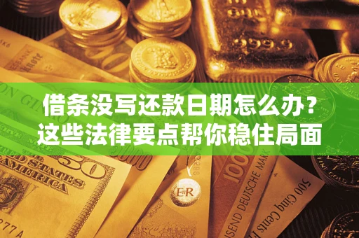 武汉借条没写还款日期怎么办？这些法律要点帮你稳住局面