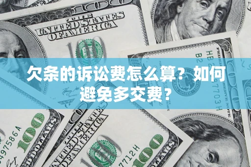 武汉欠条的诉讼费怎么算？如何避免多交费？
