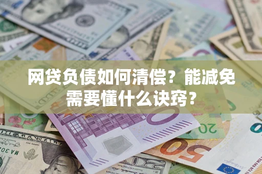 武汉网贷负债如何清偿？能减免需要懂什么诀窍？