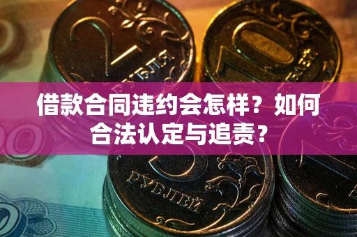 武汉借款合同违约会怎样？如何合法认定与追责？