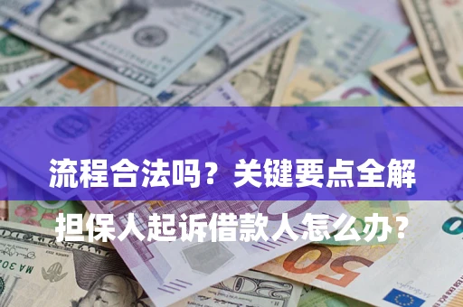 武汉

担保人起诉借款人怎么办？流程合法吗？关键要点全解析