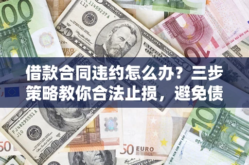 武汉借款合同违约怎么办？三步策略教你合法止损，避免债务危机升级